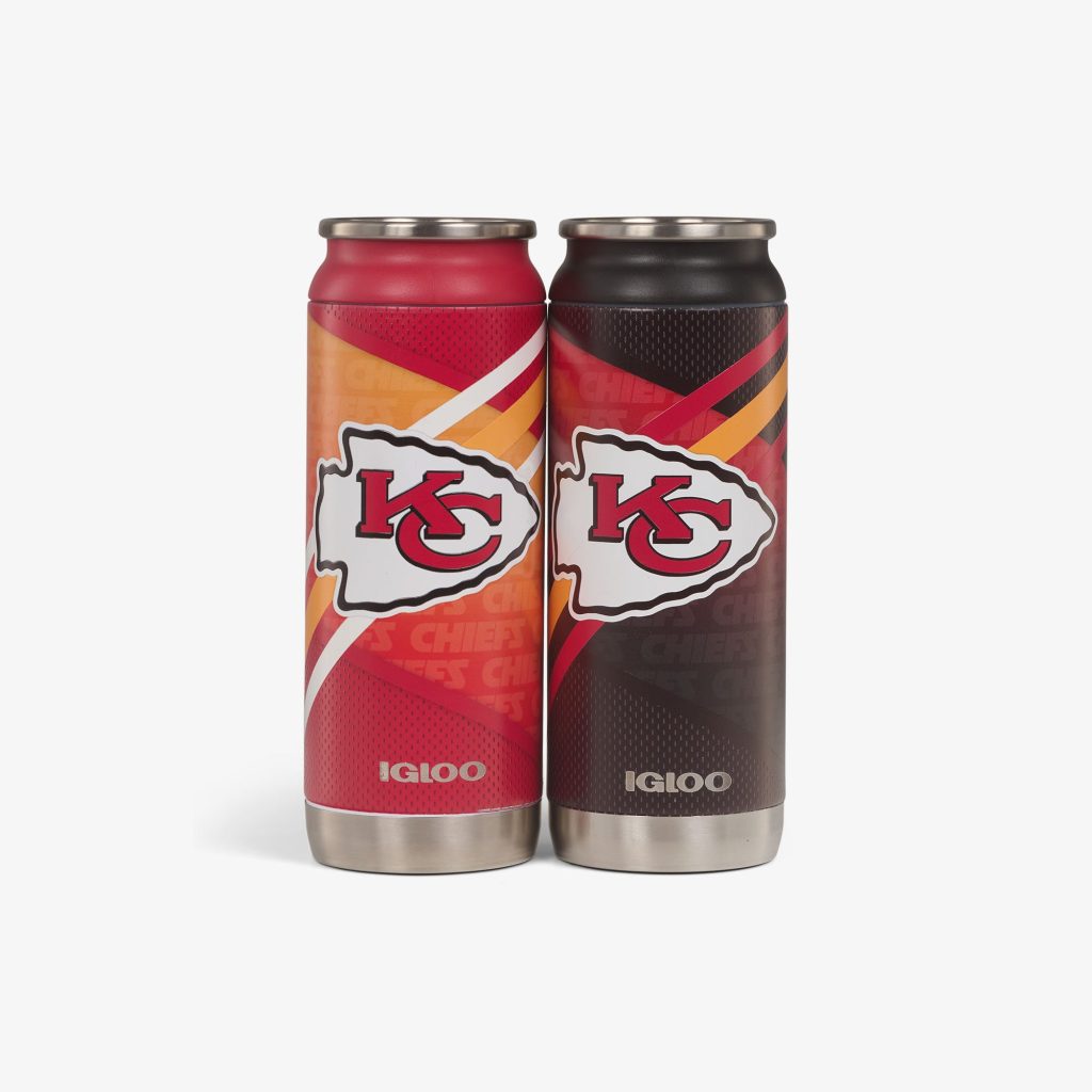 Kansas City Chiefs Home & Away 16 Oz Can 2-Pack