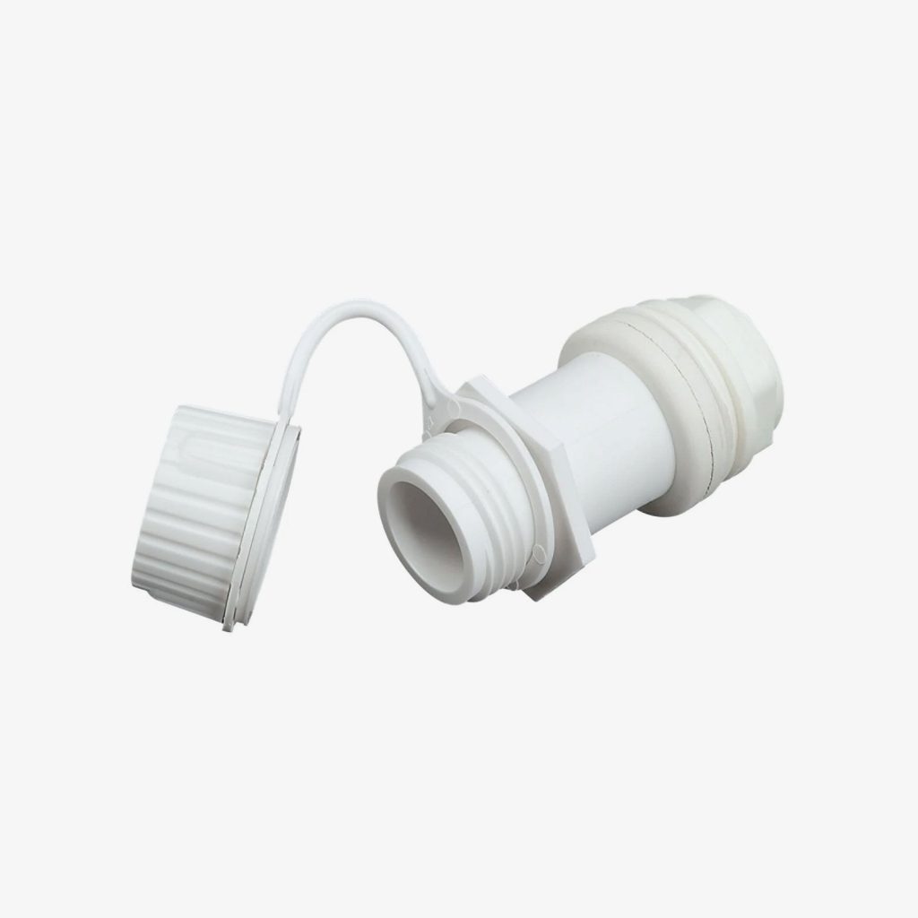 Threaded Drain Plug Assembly With Plastic Tethered Cap